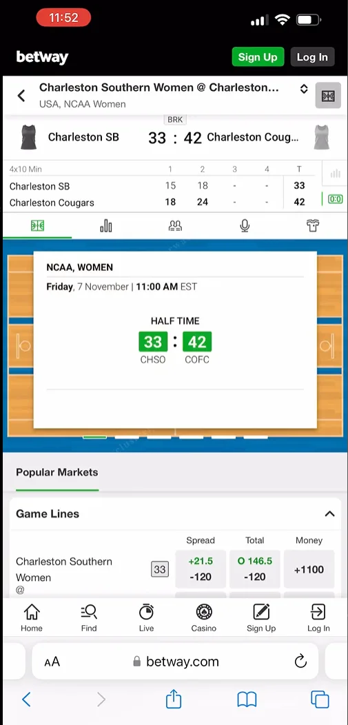 Live casino games — Evolution and Pragmatic Play tables