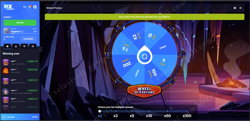 Wheel of Fortune — daily spin-to-win bonus game